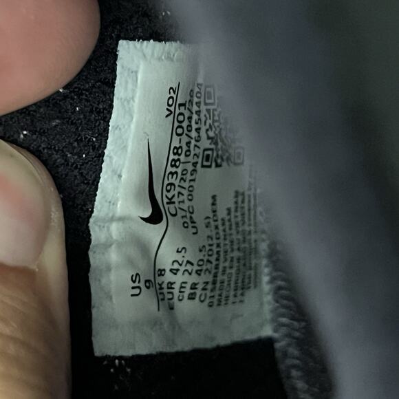 Nike Metcon 6 Men’s 9 Black Training Athletic Weight Lifting Sneaker Shoes - Picture 6 of 6